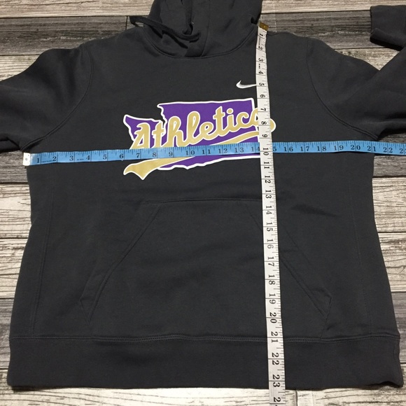 Nike UW Athletics Hoodie Women’s M Gray Pullover University Of Washington - Picture 2 of 8